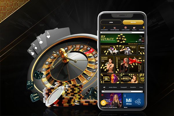 KheloStar interface on mobile with immersive gaming layout and user features